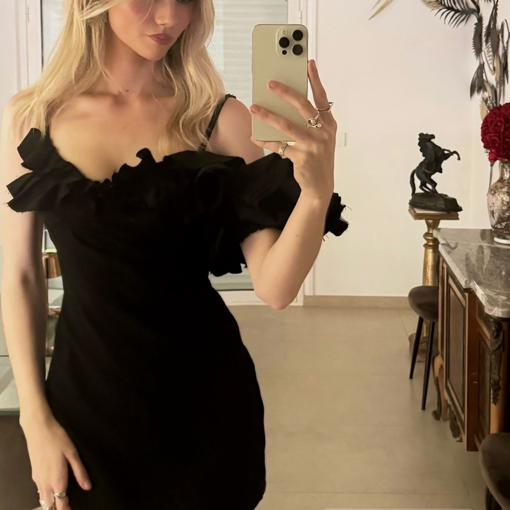 jacquemus black mini dress